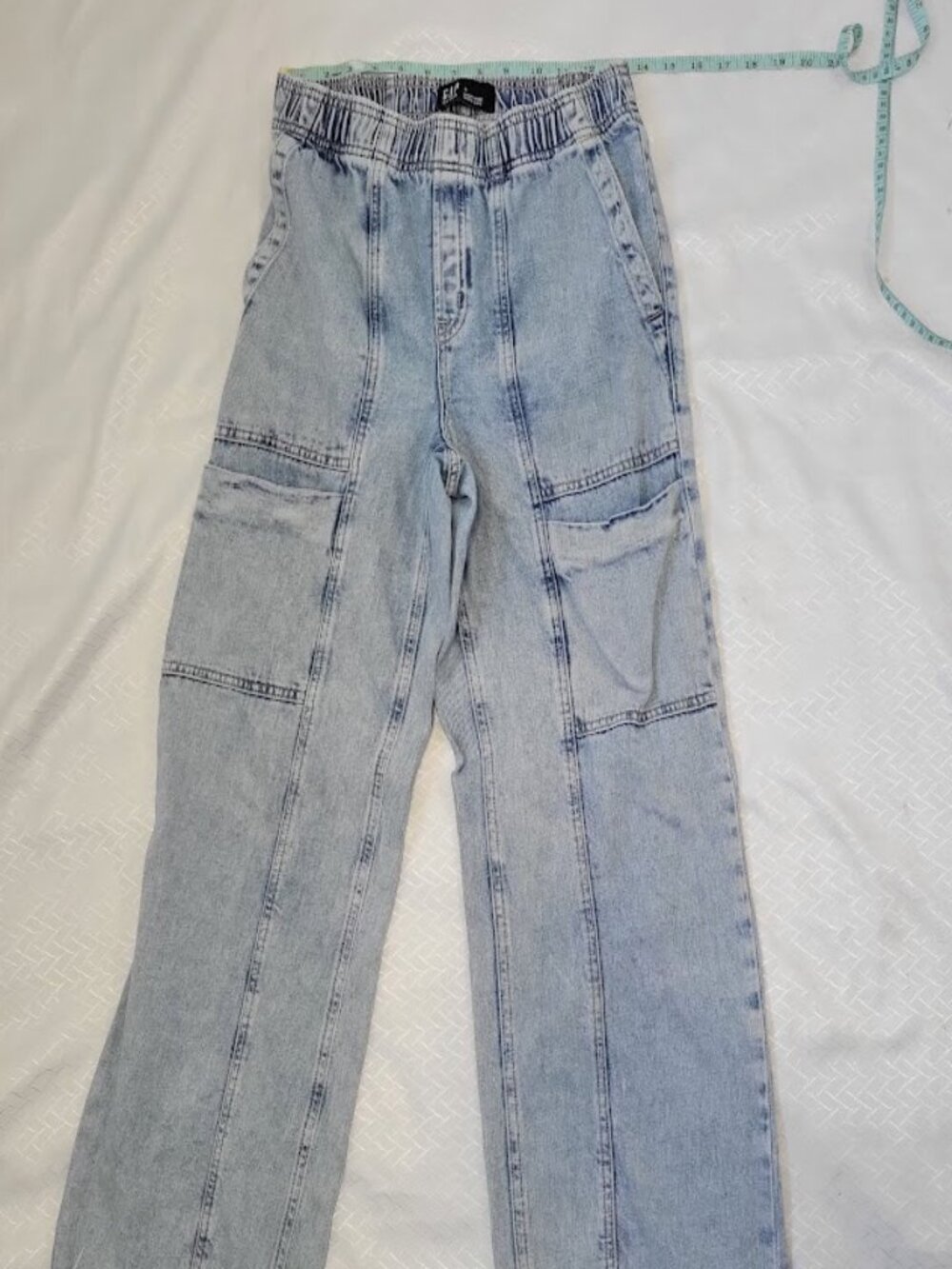 GAP Women's High Rise Wide Leg Pull-On Jeans Size Small